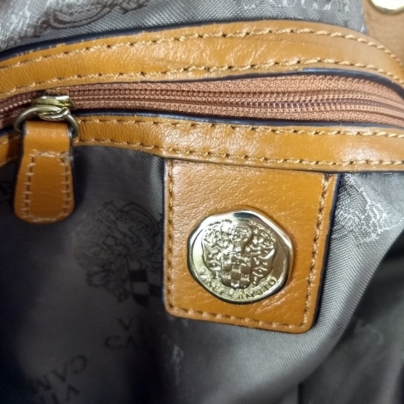 BIG SOFT VINCE CAMUTO LEATHER BOHO L TAN - Picture 7 of 8